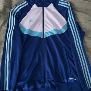 Adidas Aeroready Blue and Light Blue Jacket